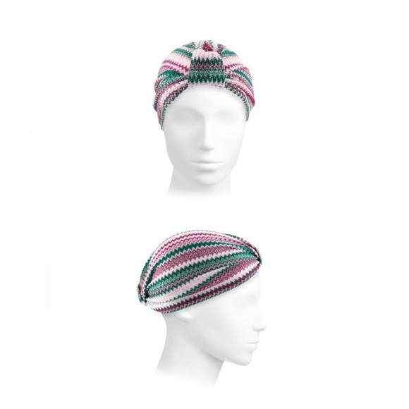 MISSONI Chevron-Striped Knotted Turban - Picture 2 of 5